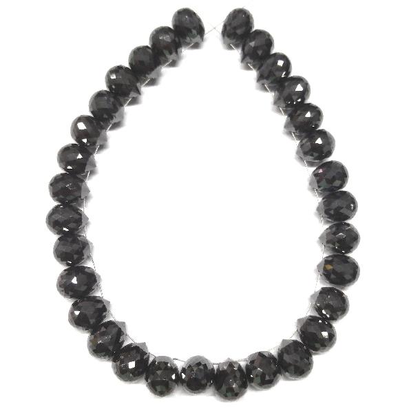 Black Briolettes Diamond Beads