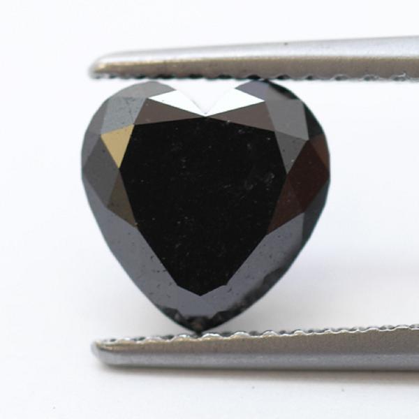 High Quality 30.00 Carat Heart Cut Black Diamond sale