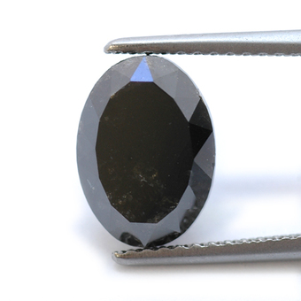 High Quality 30.00 Carat Oval Cut Black Diamond sale