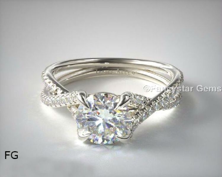 Moissanite Engagement Ring