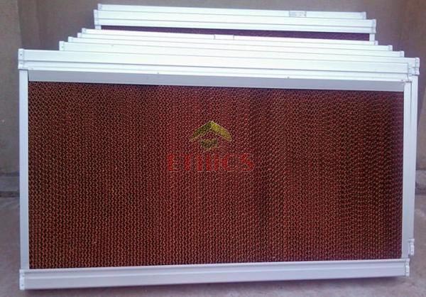 Evaporative Cooling Pad With Fram
