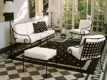 Wrought Iron Sofa Set