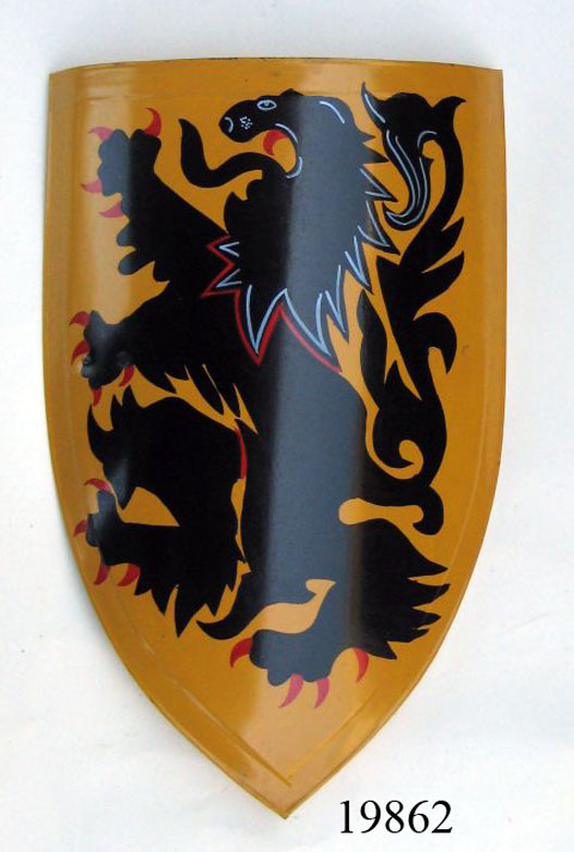 Medieval Dragon Shield Hand Painted