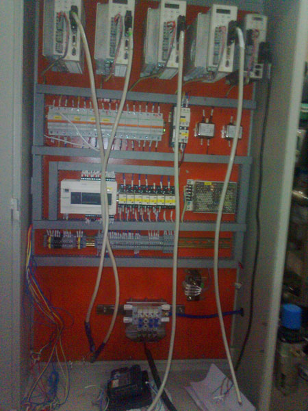 Plc Control Panel with Servo Drive