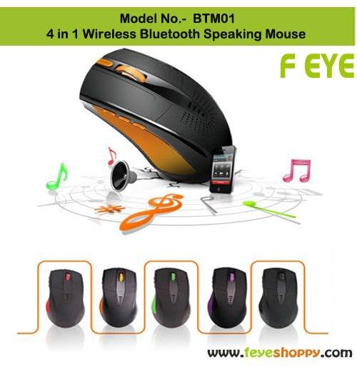 Wireless Bluetooth Speaking Mouse 4 in 1