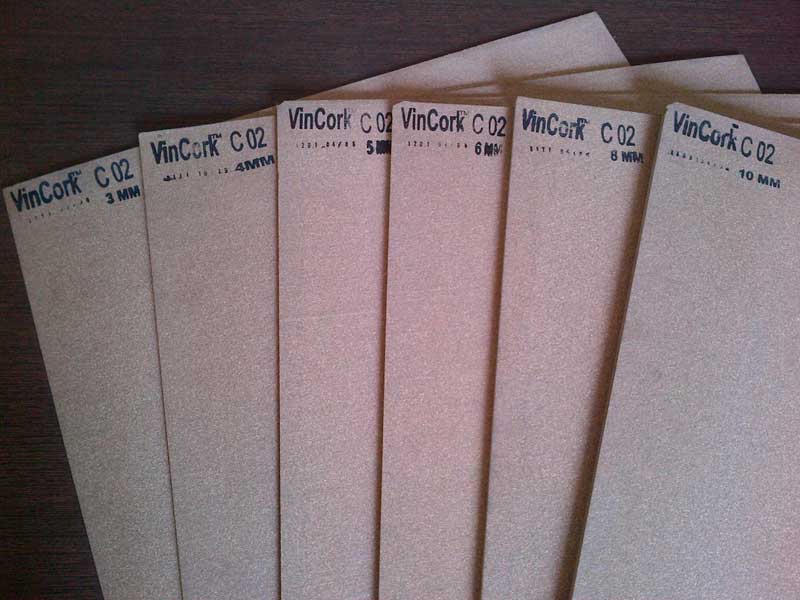 Vincork Rubberised Cork Sheet