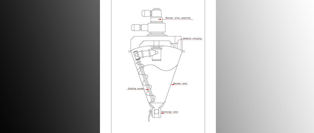 Vertical Cone Screw Blender