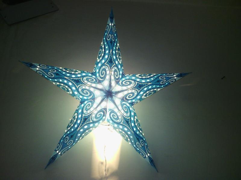 handmade paper star