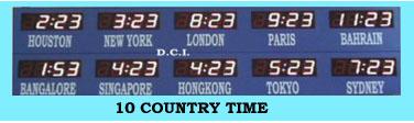 10 Country Time Digital Clock
