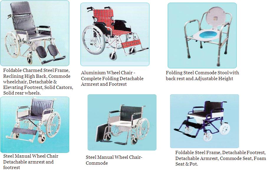 Wheel Chairs for Hospital
