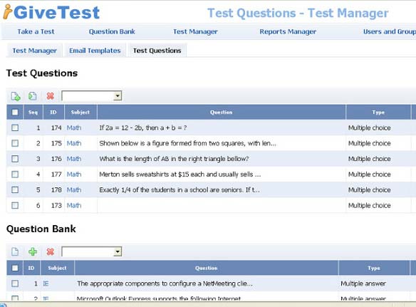 Online Test System Setup Software