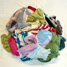 Mixed Colour Hosiery Clipping Cut Waste