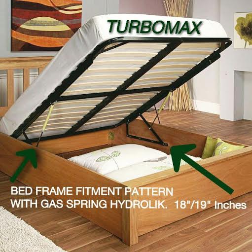 Bed Frame with Gas Lifter