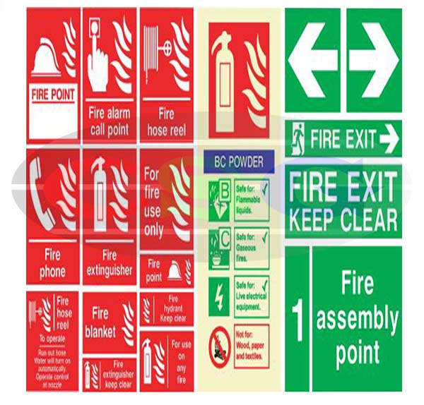 FIRE FIGHTING EQUIPMENT SIGNS