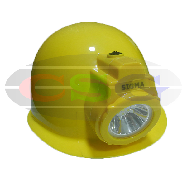 SAFETY HELMET WITH HEAD LAMP