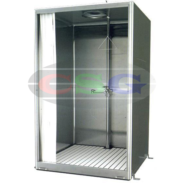 Stainless Steel Cabinet Type Eyewash And Shower