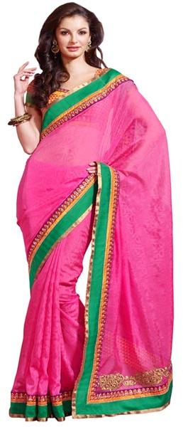 Manjula Rani Exclusive Designer Suffy Net Jequared Saree