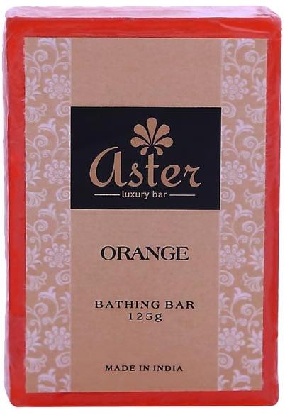 Aster Luxury Orange Handmade Soap 125g