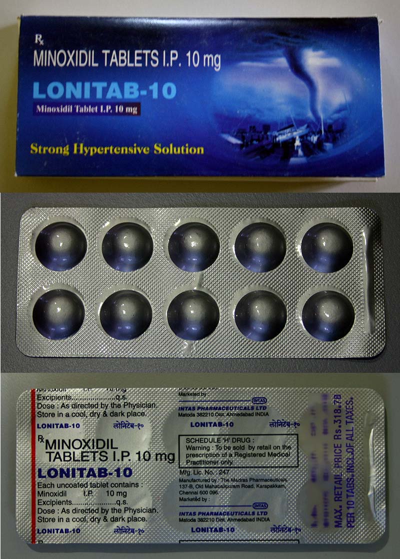 Minoxidil tablets