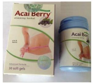 Acai Berry Slimming Herbal soft gel