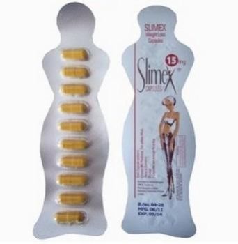 Slimex 15mg Herbal Slimming Pills Gamboge Fruit Slim Capsules