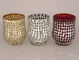 Mosaic Glass Votive