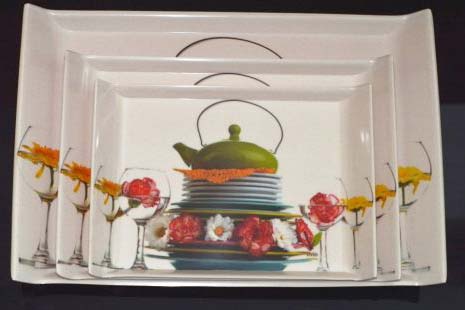 Orchid Serving Tray