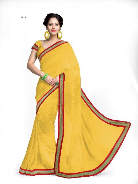 ALL Other SAREE S-13 Kitkat Yellow