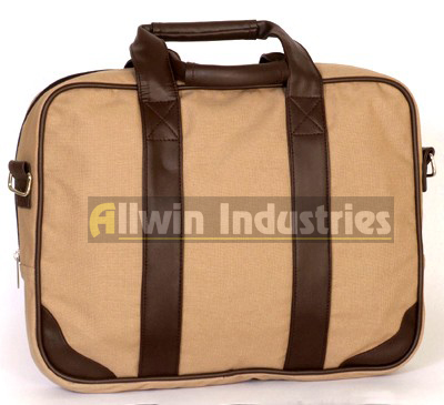 Plain Leather laptop bags, Color : Dark Brown, light brown