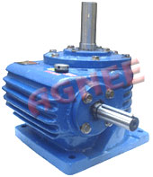 Dimensions - Right Angle Vertical Worm Gearbox