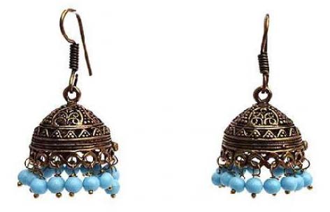 Moden Style Sky Blue Earrings : Handmade Earrings