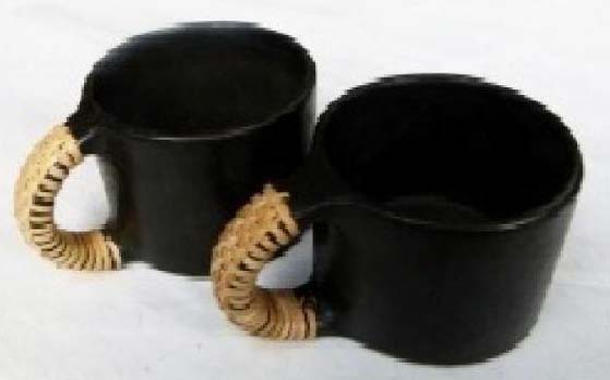 Hampai Round Tea Cup :  Clay Pottery