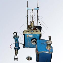 Electric Triaxial Shear Apparatus, for Laboratory Use, Power : 1-3kw