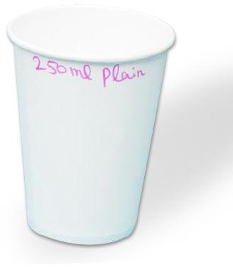 Plain Paper Cups 250 Ml