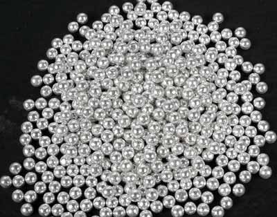 Aluminum Aluminium Beads -6, Pattern : Plain