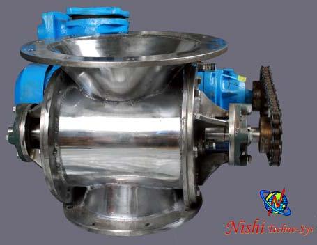 Automatic Electric Rotary Feeder, for Vacuum Pressure, Power : 0-5kw