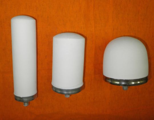 Round Polished CLAY Ceramic Water Filter Candle, for Fine Finished, Technics : Machine Made