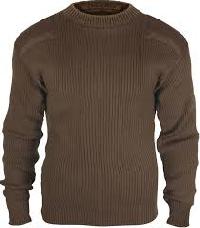 round neck acrylic wool sweater