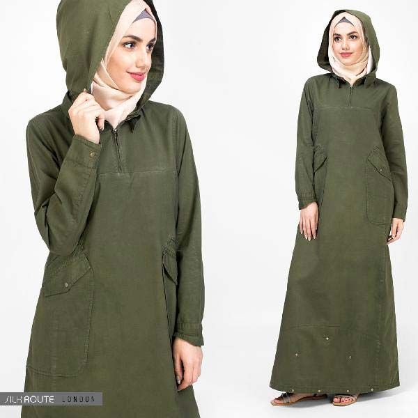 Dark Moss Green Jilbab