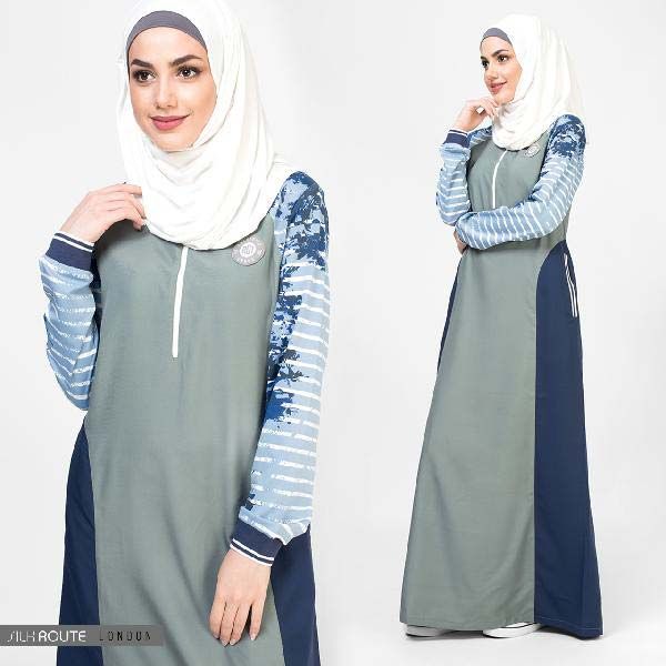 Oceanic Contrast Jilbab