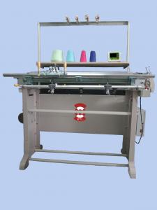 Semi automatic flat knitting machine