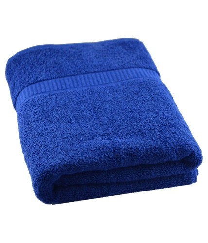 Blue Colored Bath Towel