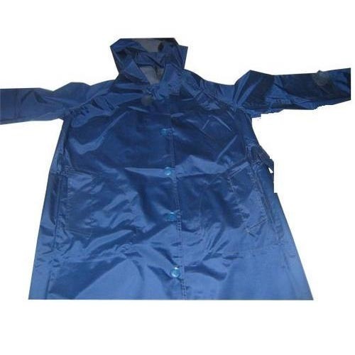 Blue Colored Mens Raincoat