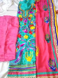 Hand work embroidery suits