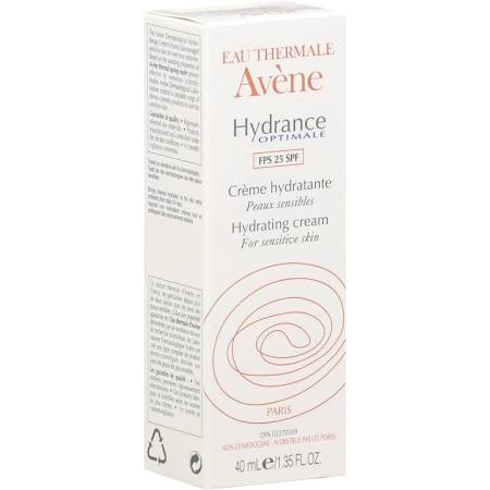 Avene Hydrance Optimale Hydrating Cream, for Sensitive Skin - 1.35 fl