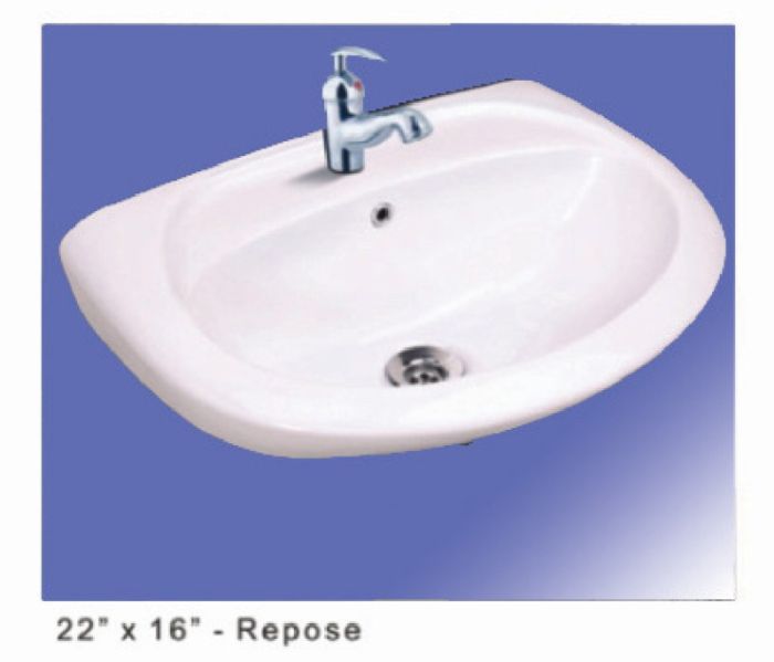 Repose Table Top Wash Basin, Size : 22