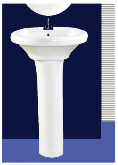 Plain Spice Pedestal Wash Basin, for Home, Hotel, Restaurant, Style : Modern