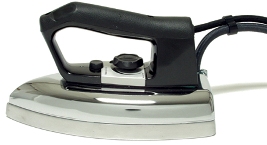 Plastic Handle Big Base Steam Iron