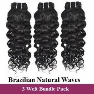 BRAZILIAN NATURAL WAVE REMY HAIR BUNDLE