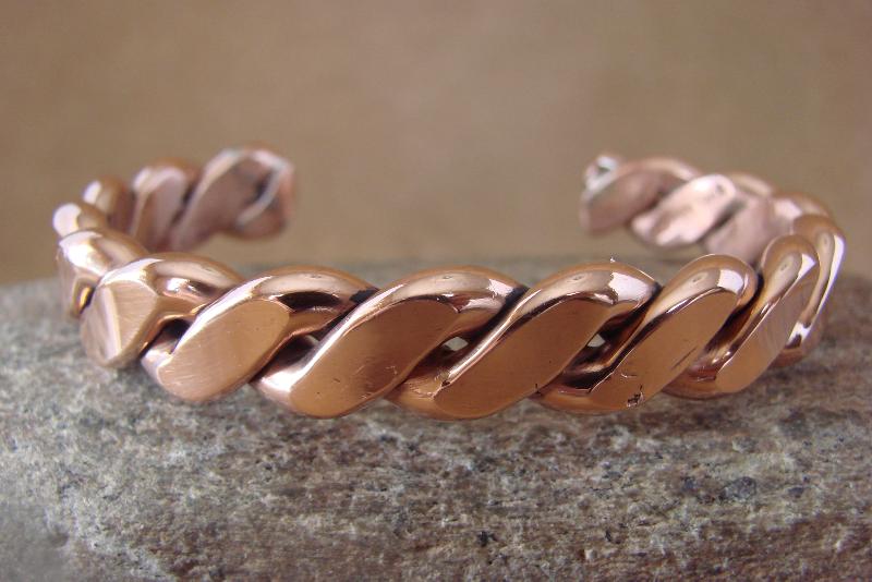 Polished Copper Bracelets, Occasion : Party, Gift